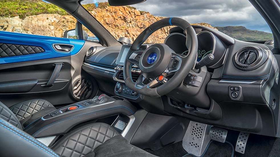 Alpine A110 car review: interior